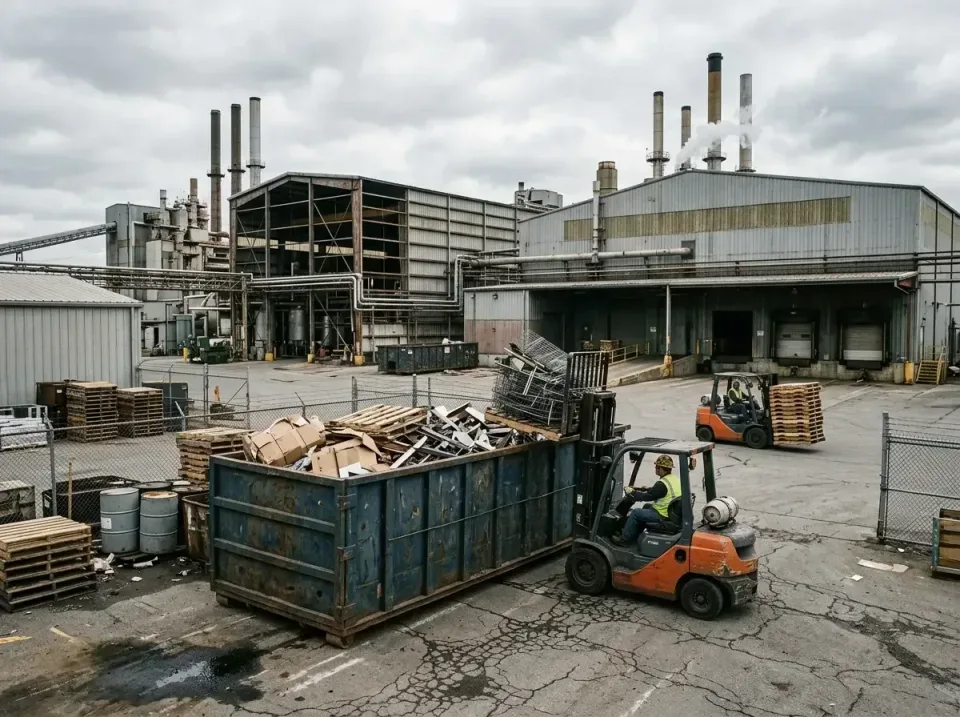 industrial-factory-scrap-conta-003 — frequently asked questions, Cheap Roll-off Dumpster Rentals in St. Charles, IL